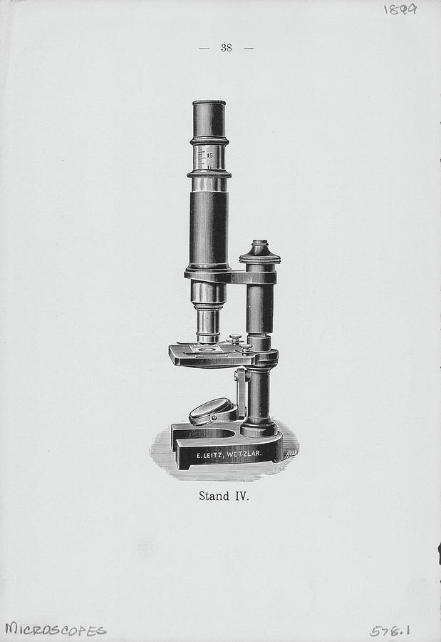 Medium Sized Microscope Photograph by Archive Photos