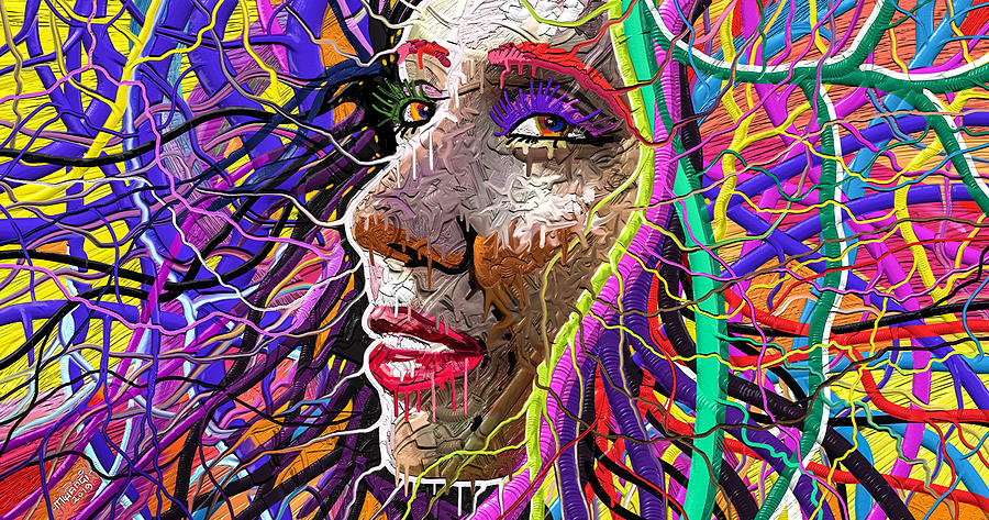 Medusa Maze Painting by Anthony Mwangi