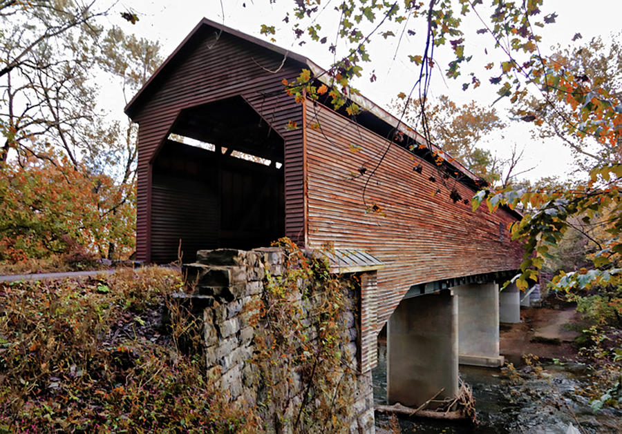 Meems Bottom Covered Bridge by Suzanne Stout Meems Bottom Covered Bridge by Suzanne Stout