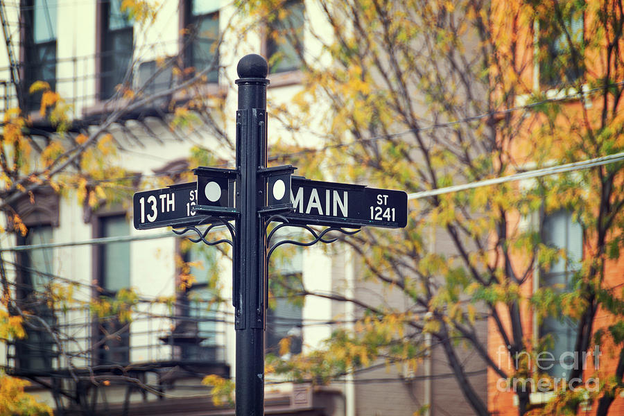 Meet Me at the Corner of 13th and Main Street Photograph by Lenore Locken
