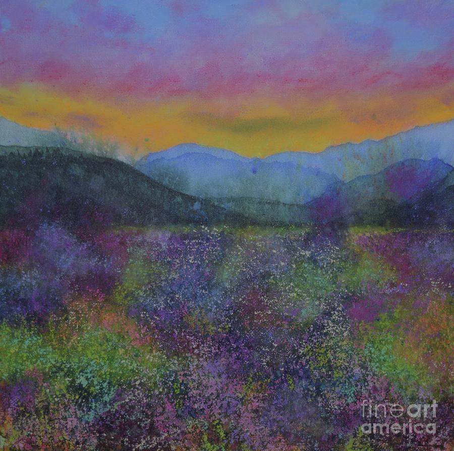  Meet Me At The Meadow At Dawn  Painting by Barrie Stark