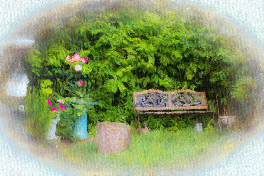 Meet Me in the Garden Photograph by Diane Lindon Coy