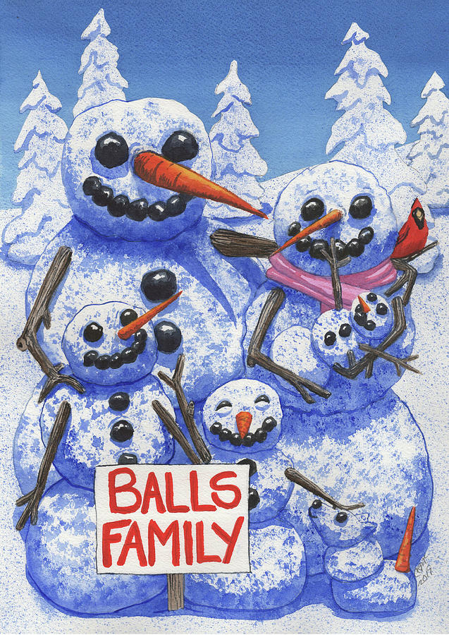 Meet the Balls Painting by Catherine G McElroy