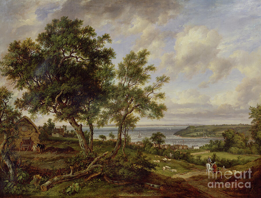 Meeting Of The Avon And The Severn 1826 Painting by Patrick Nasmyth ...