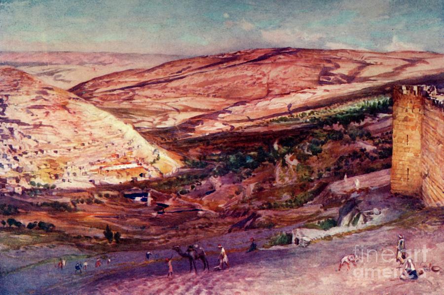 Meeting Of The Valleys Of Hinnom Drawing by Print Collector