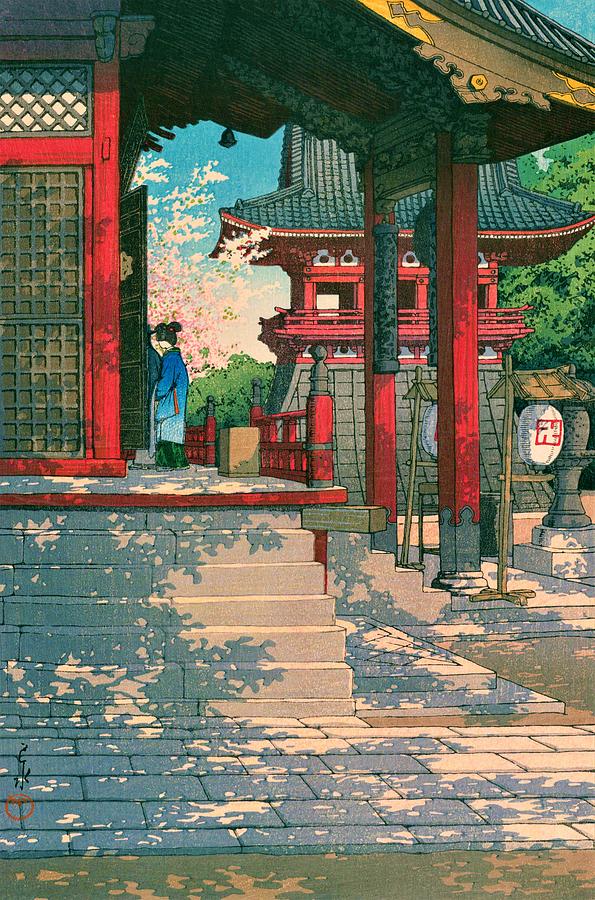 Spring Painting - MEGUROFUDODO - Top Quality Image Edition by Kawase Hasui