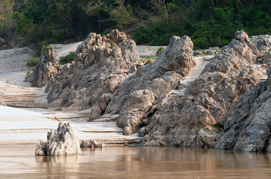 Mekong River Landscape Photograph by John Elk Iii