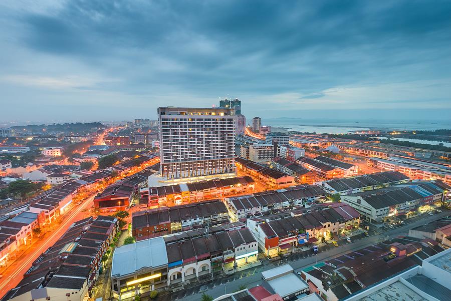 Melaka, Malaysia City Skyline Photograph by Sean Pavone - Fine Art America