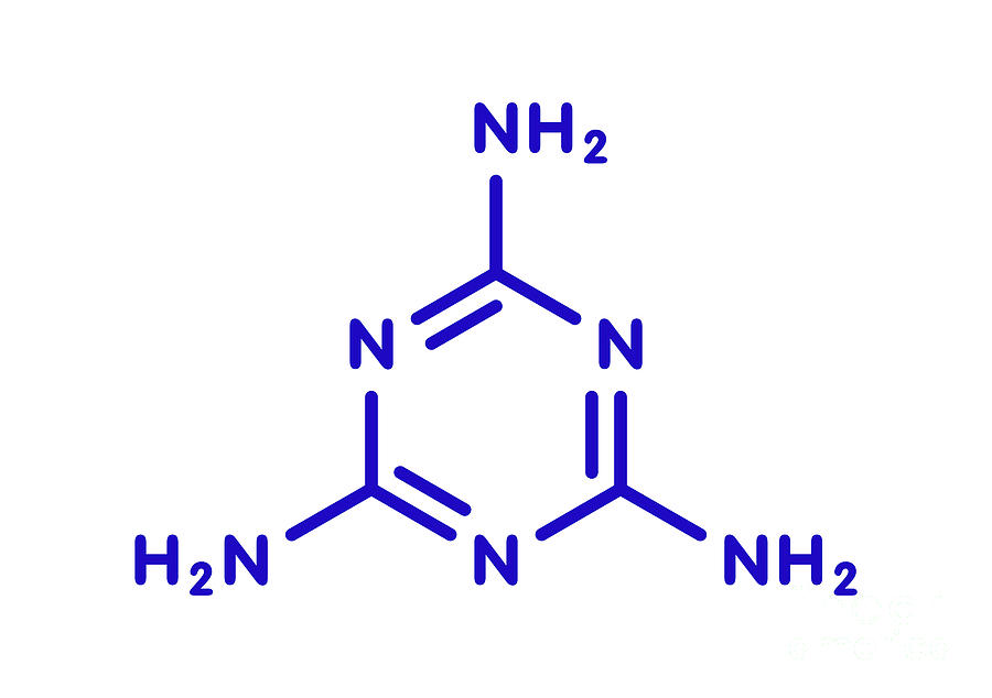 Melamine Molecule Photograph by Molekuul/science Photo Library