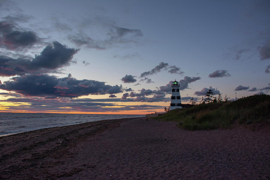 Melancholy Lighthouse Evening Photograph by Douglas Wielfaert