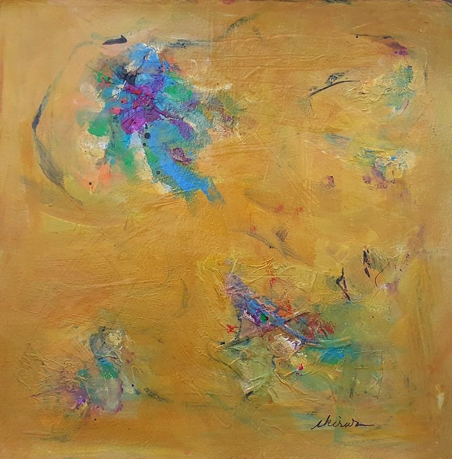 Abstract Mixed Media - Mellow Notes by Ellen Kirwan Abstract Mixed Media - Mellow Notes by Ellen Kirwan