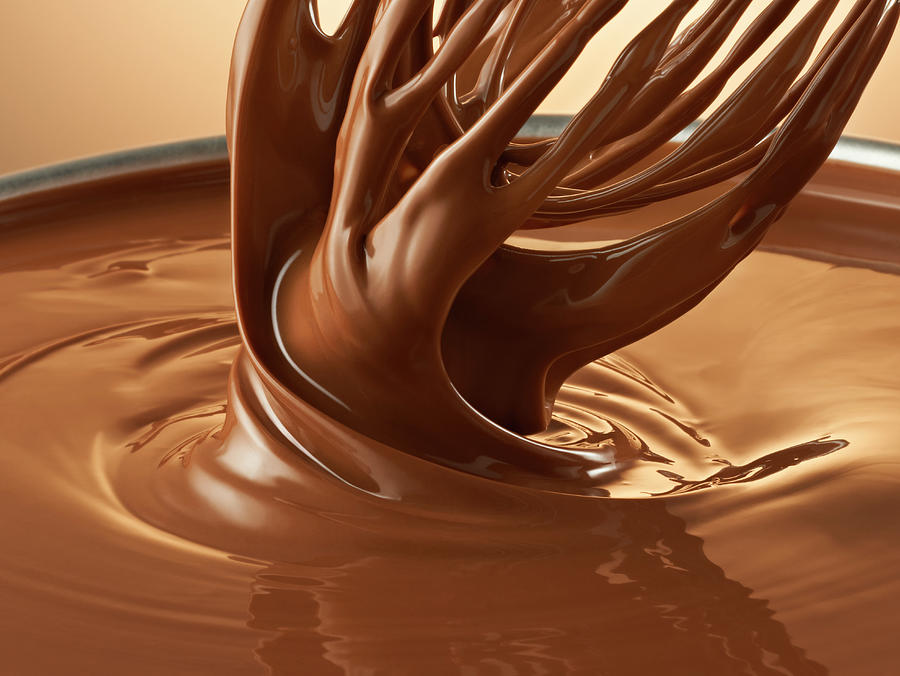Melted Chocolate Wwhisk Photograph by Jack Andersen
