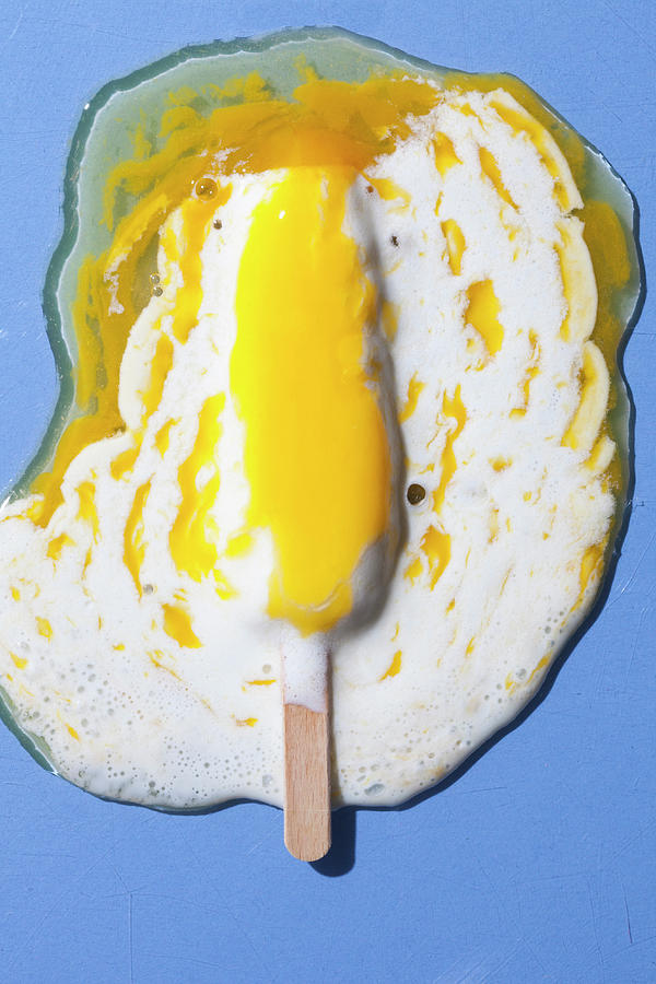 Melted Popsicle Photograph by Larry Washburn
