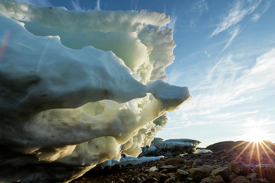 Melting Iceberg, Nunavut Territory Photograph by Paul Souders