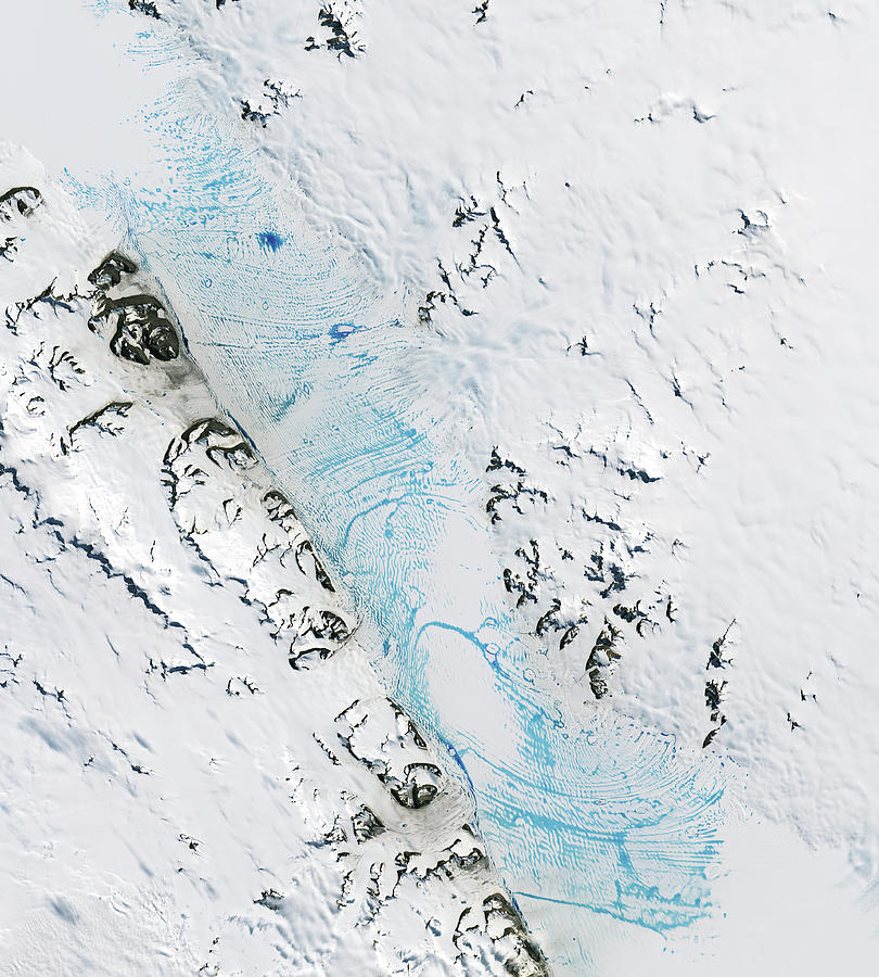 Melting In Antarctic Ice Shelf Photograph by Science Source