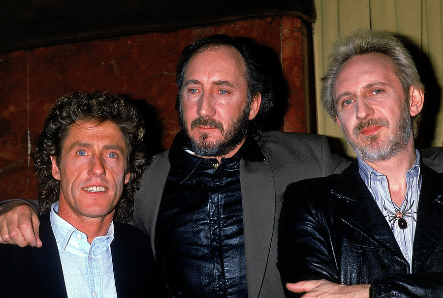 The Who Photograph - Member of The Who (L-R): Roger Daltrey, Pete Towns by Dmi