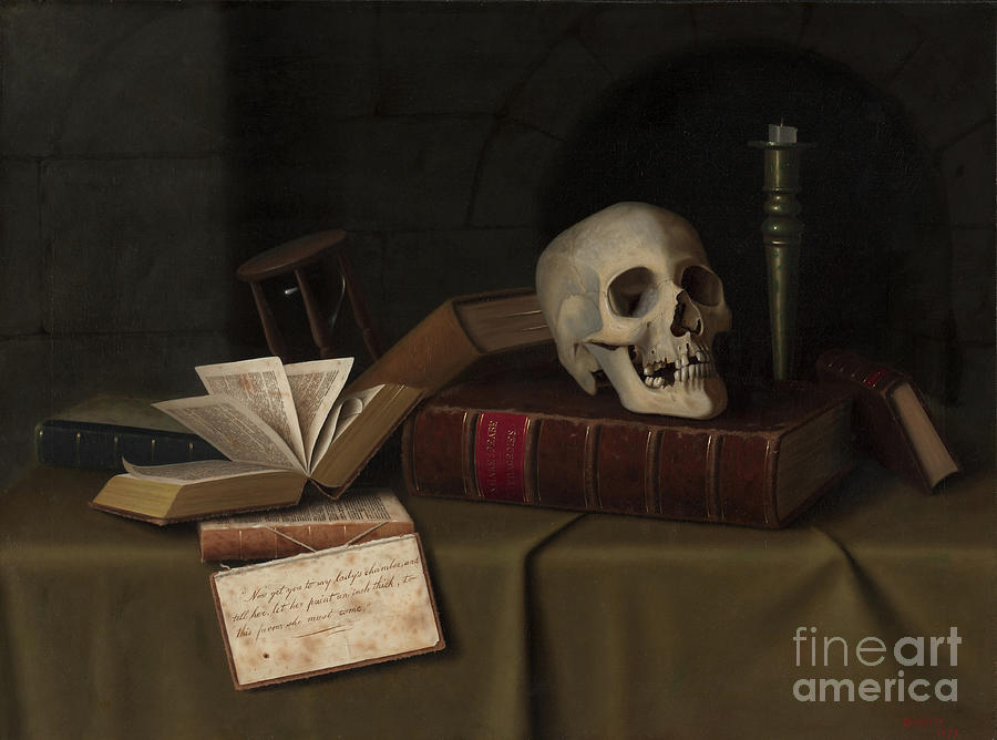 Memento Mori, To This Favour, 1879 Painting by William Michael Harnett