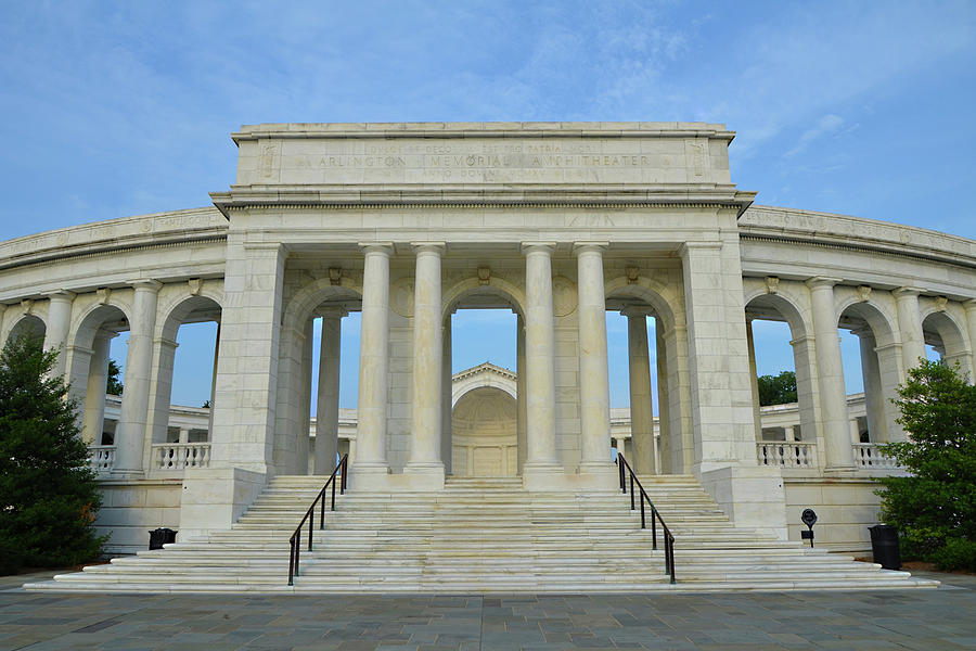 Memorial Amphitheater Rear Entrance Photograph by Isabela and Skender ...