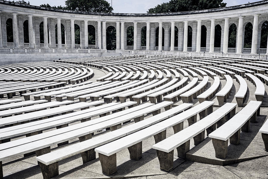 Memorial Amphitheater Arlington National Cemetery Virginia Usa Photograph