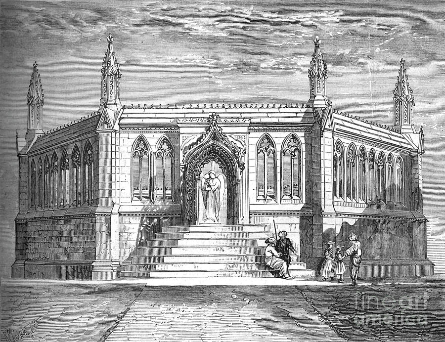 Memorial Chapel At Cawnpore Drawing by Print Collector