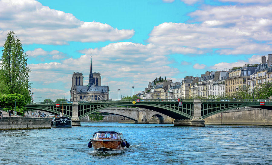 Notre Dame Photograph - Memories of Paris by Marcy Wielfaert