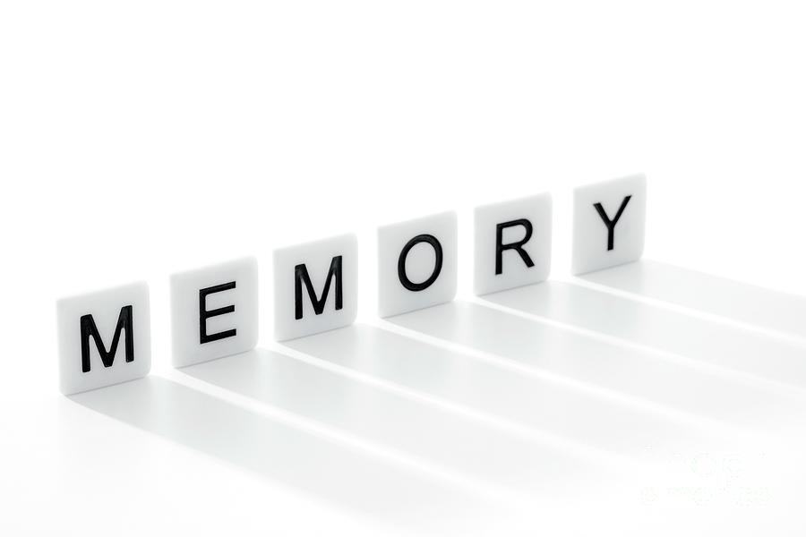 Memory Word Spelling Photograph by Science Photo Library
