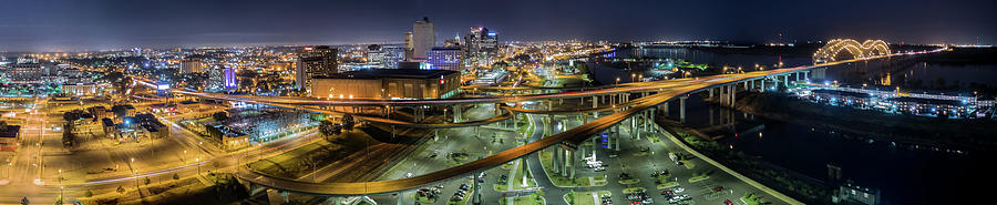 Memphis Panorama from Bass Pro Photograph by James C Richardson