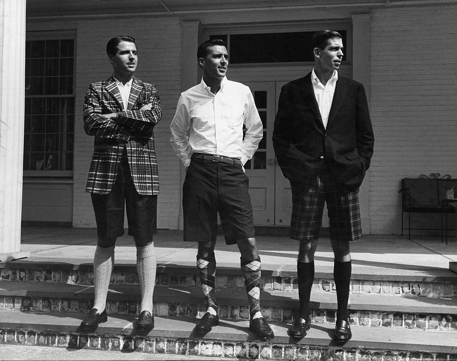 Men In Bermuda Shorts Photograph by Alfred Eisenstaedt Men In Bermuda Shorts Photograph by Alfred Eisenstaedt