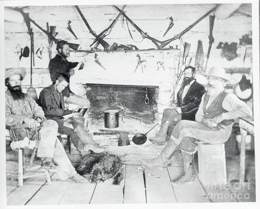 Men Relaxing Inside House Photograph by Bettmann