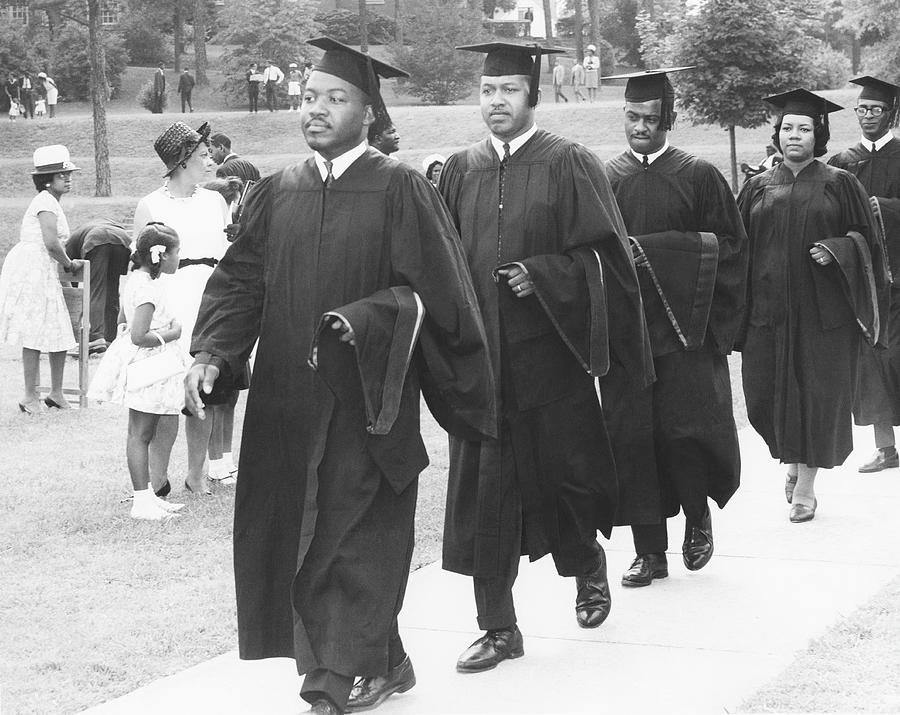 Men Walking During Commencement At Ncc Photograph by North Carolina Central University