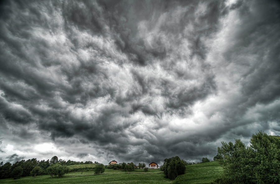 Menacing Sky Photograph by Scacciamosche