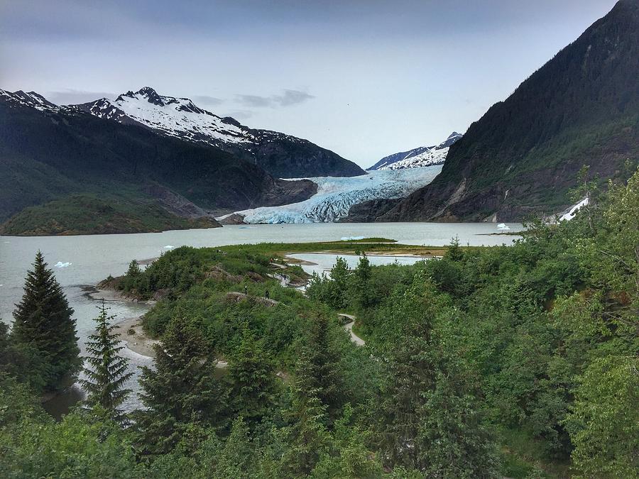 Mendenhall Glacier Photograph by Anne Sands