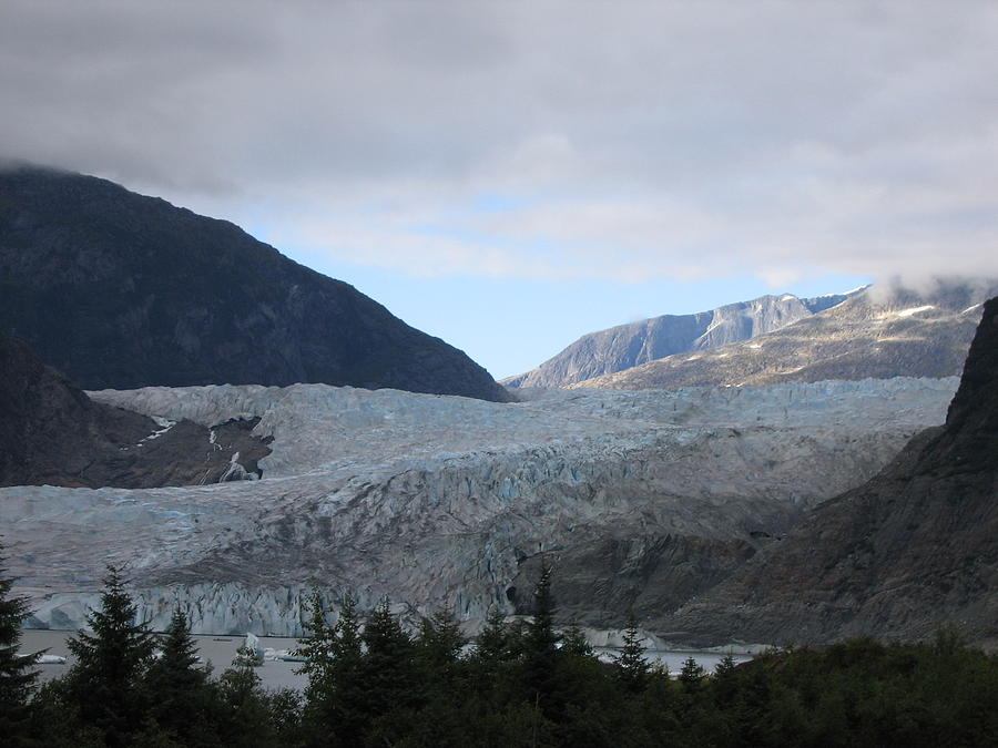Mendenhall Glacier in Juneau Alaska Photograph by Patricia Caron