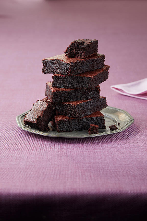 Mendiant-style Brownies Photograph by Rafael Pranschke