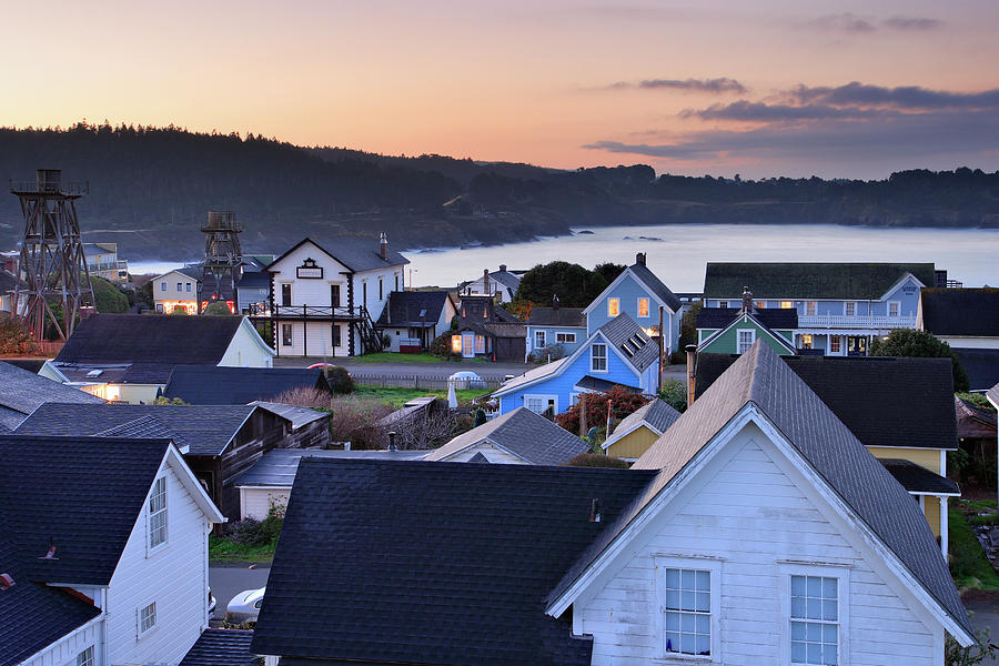 Mendocino At Dawn Photograph by S. Greg Panosian Mendocino At Dawn Photograph by S. Greg Panosian