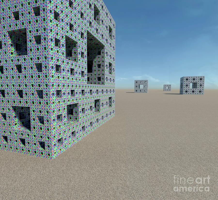 Menger Sponge by Robert Brook/science Photo Library