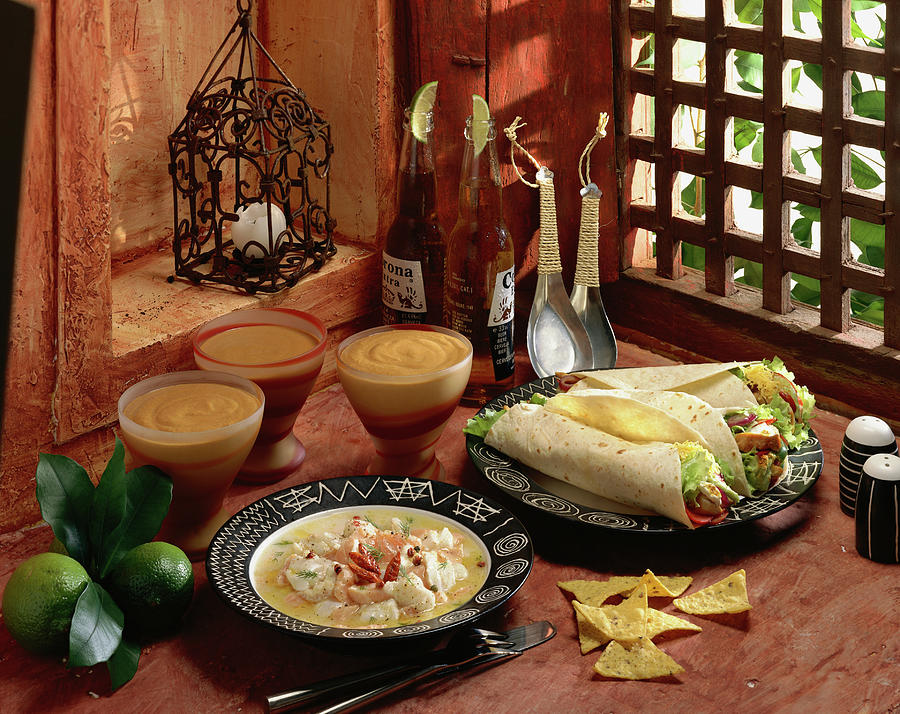 Menu Mexicain Mexican Menu Photograph by Hussenot Photocuisine Fine