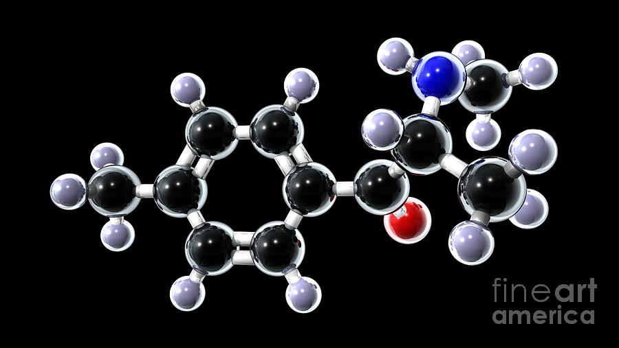 Mephedrone Drug Molecule Photograph by Animate4.com/science Photo Library