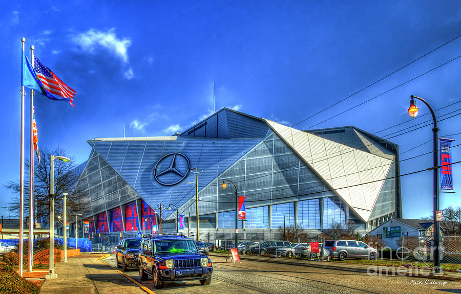 Mercedes Benz Stadium Atlanta Super Bowl 2019 Art Photograph by Reid Callaway