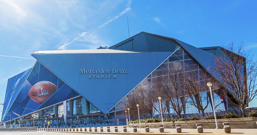 Mercedes-Benz Stadium Ready for Super Bowl Photograph by Darryl Brooks