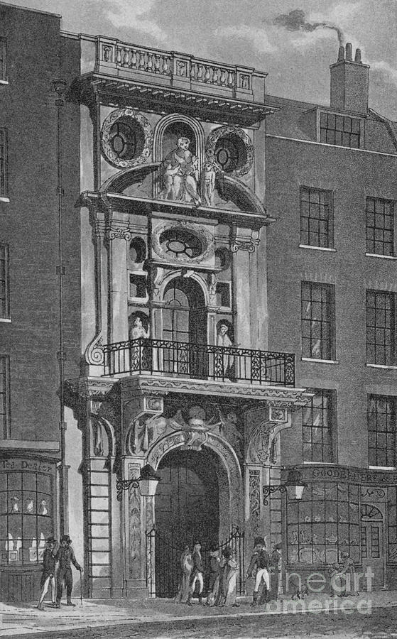 Mercers Hall, Cheapside, City Drawing by Print Collector