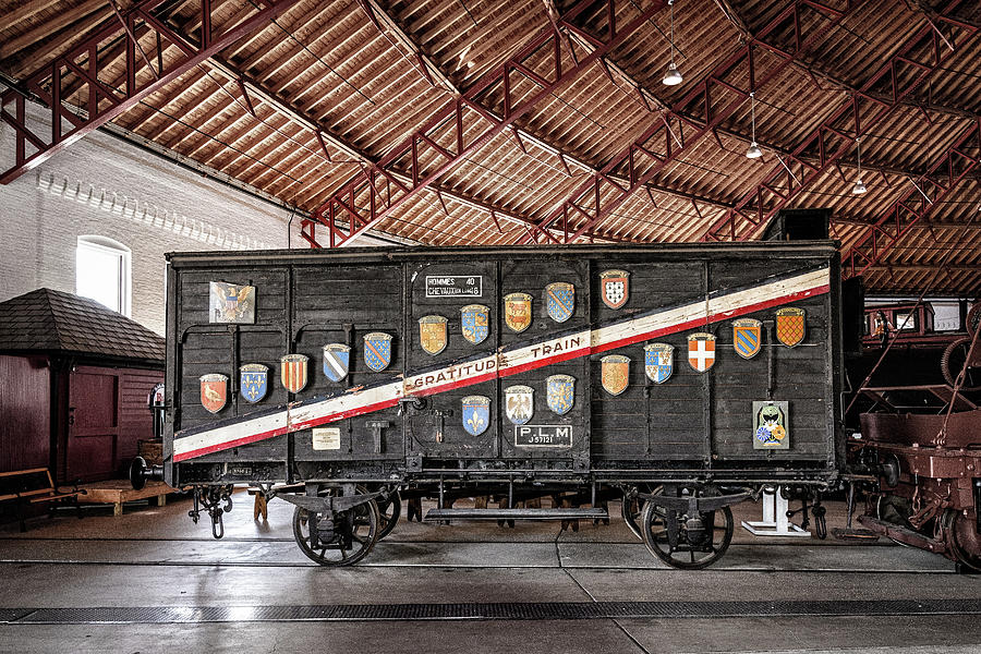 Merci Train, Baltimore and Ohio Railroad Museum, Baltimore, Maryland Photograph by Mark Summerfield
