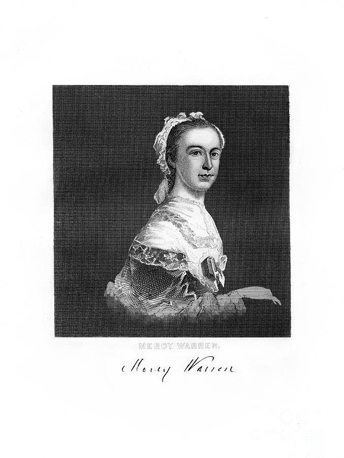 Mercy Warren, American Patriot Drawing by Print Collector