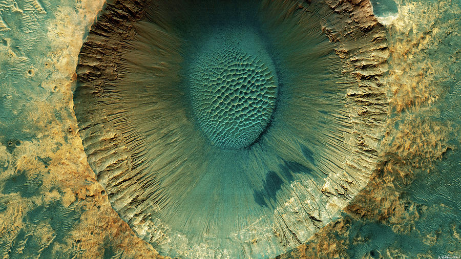 Meridiani Planum Crater Photograph by Weston Westmoreland