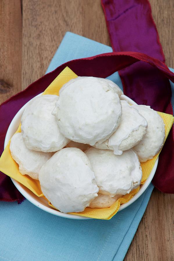Meringue Bites Photograph by Food Experts Group