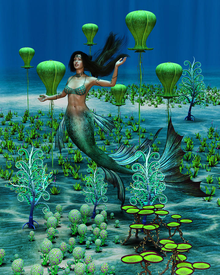 Mermaid 2 Digital Art