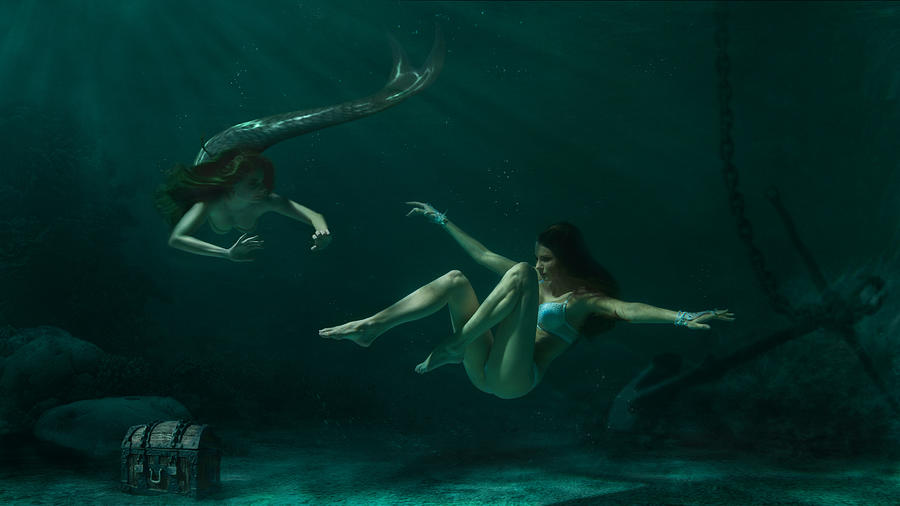 Mermaid Photograph - Mermaid by Constantin Shestopalov