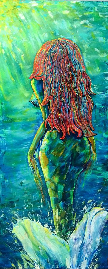 Mermaid Painting By Jennifer Anthony - Fine Art America