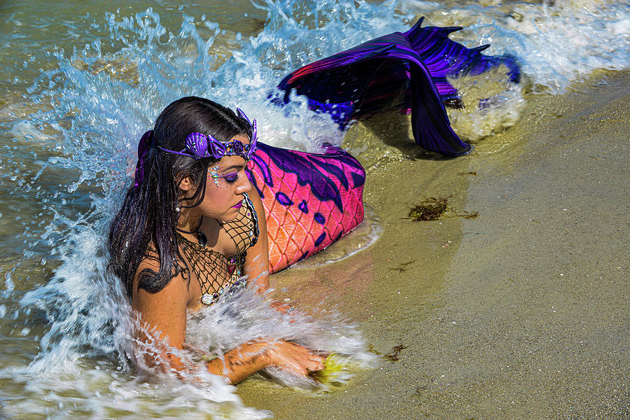 Mermaid Digital Art by Keith Lovejoy