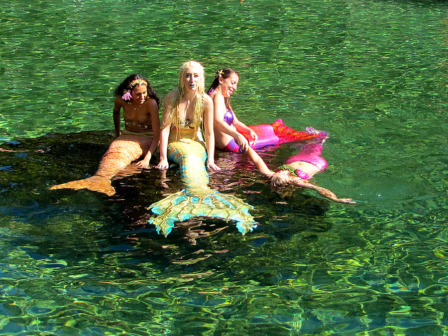  Mermaids Convention  Photograph by Christopher Mercer